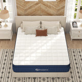 Queen Mattress, 10 Inch Queen Size Mattress in a Box, Hybrid Mattress Queen Size