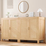Buffet Cabinet with Storage, Rattan Cabinet, Sideboard Cabinet, Buffet Cabinet