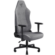 Ergonomic Gaming Chair with Built-in Lumbar Support - Light Gray
