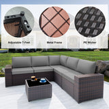 Waterproof Outdoor Patio Set, Modern All-Weather  Patio Furniture Sets