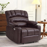 Power Lift Recliner Chair Sofa with Massage and Heat for Big Elderly People