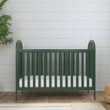 Beau 3-in-1 Convertible Crib in Forest Green, Greenguard Gold Certified