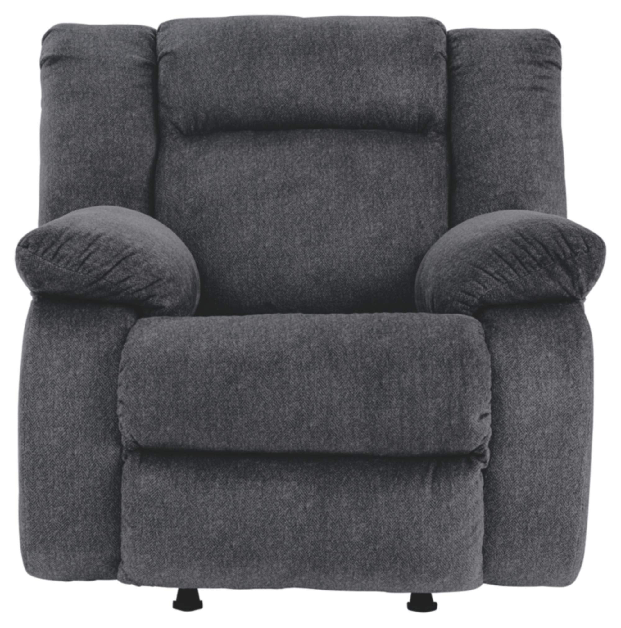 ModLuxe Power Rocker Recliner Chair with USB & Plush Velvet Finish