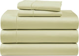 Luxury 100% Egyptian Cotton Bed Sheets - 1000 Thread Count 4-Piece Mineral King Set Bedding Sateen Weave