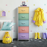 Kids Bedroom - Chest of 5 Drawers, Tall Storage Tower