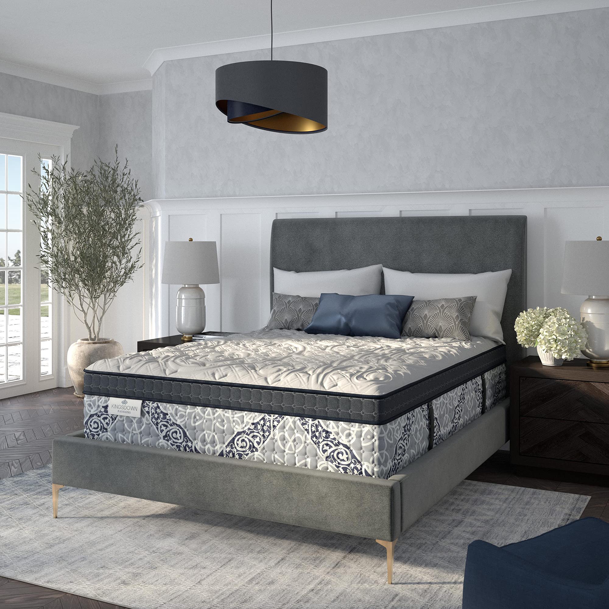 Passions Kelbrooke 16" Plush Euro Pillow Top Hybrid Mattress