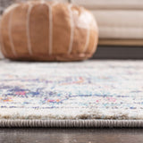 Madison Collection Area Rug - 10' Square, Cream & Blue