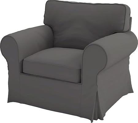 Polyester Flax Ektorp Loveseat Sofa Cover Replacement is Custom Made