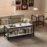 Coffee Table, Marble Coffee Tables for Living Room, Modern Center Table