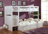 Furniture Classics 0217TFK3-22 bunk Bed, Casual White