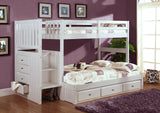 Furniture Classics 0217TFK3-22 bunk Bed, Casual White