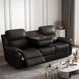 3-Seat Reclining Sofa, Power Reclining Sofa Couch with USB Button and Wireless Charger