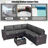 Waterproof Outdoor Patio Set, Modern All-Weather  Patio Furniture Sets