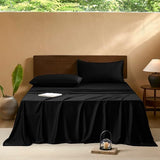 King Sheets Set,Luxuriously 400 Thread Count Organic Rayon Derived from Bamboo