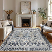 Ultra-Thin Foldable Low Pile Machine Washable Rug