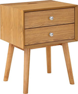 838Walnut Teddy Collection Modern | Contemporary Wooden Nightstand