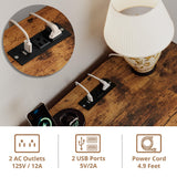 Dog Crate Furniture for Small Dogs with Charging Station