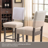 Leick Home 10086BB/HG Upholstered Back Counter Height Stool