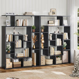 Bookshelf, Bookcase with Open Display Storage Shelves, Display Shelf