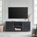 Strahm Rectangular TV Stand for TV's up to 65" in Black Grain