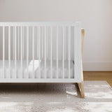 3-in-1 Convertible Crib (Driftwood) - Easily Converts to Toddler Bed & Daybed, 3-Position A