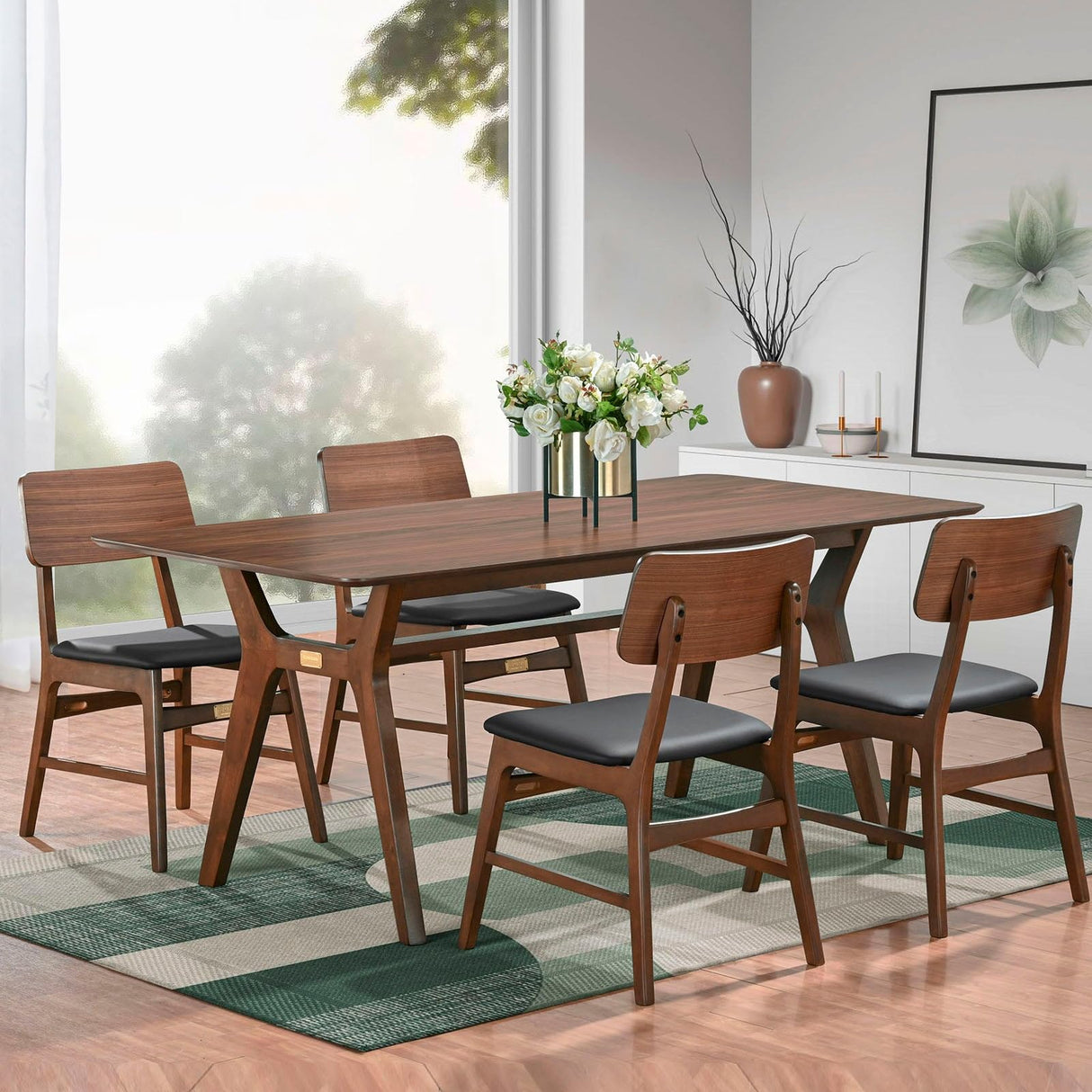 Dining Table for 4-8, Table Only, 71x35 Extra Large, Rectangular Shape