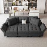 Modular Sectional Sofa with Storage Sectional Sleeper Couch Modular Sofa Bed for Living