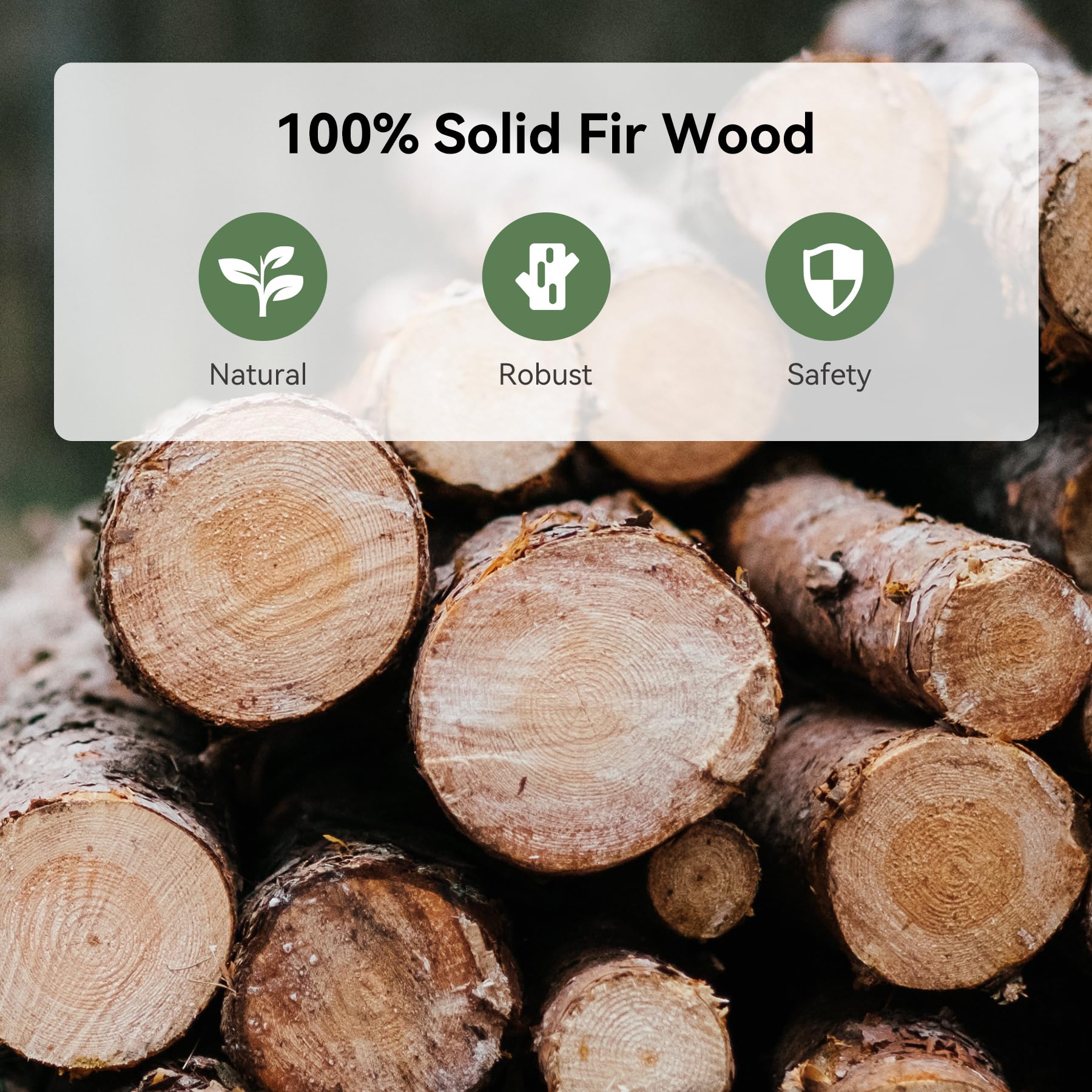 70.9-Inch Solid Wood Console Table - Rustic Brown Farmhouse Entryway Table