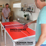 Mid-Size Table Tennis Game Set - Indoor/Outdoor Portable Table Tennis Game