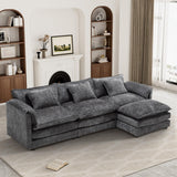 112" Oversized Sectional Sofa Cloud Couch for Living Room