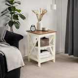 End Table, Nightstands Set of 2 Night Stand Bedside Table Bedroom