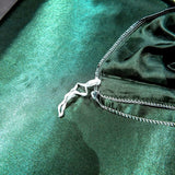 Hotel Green Duvet Cover Set Queen Silk Like Satin Bedding Set Summer Reversible