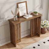 39" Narrow Console Table, Minimalist Entryway Table for Hallway