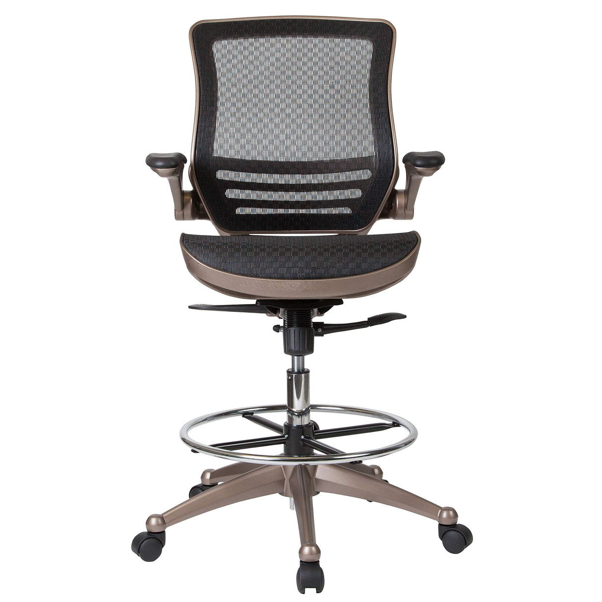 Waylon Mid-Back Mesh Office Chair with Adjustable Foot Ring