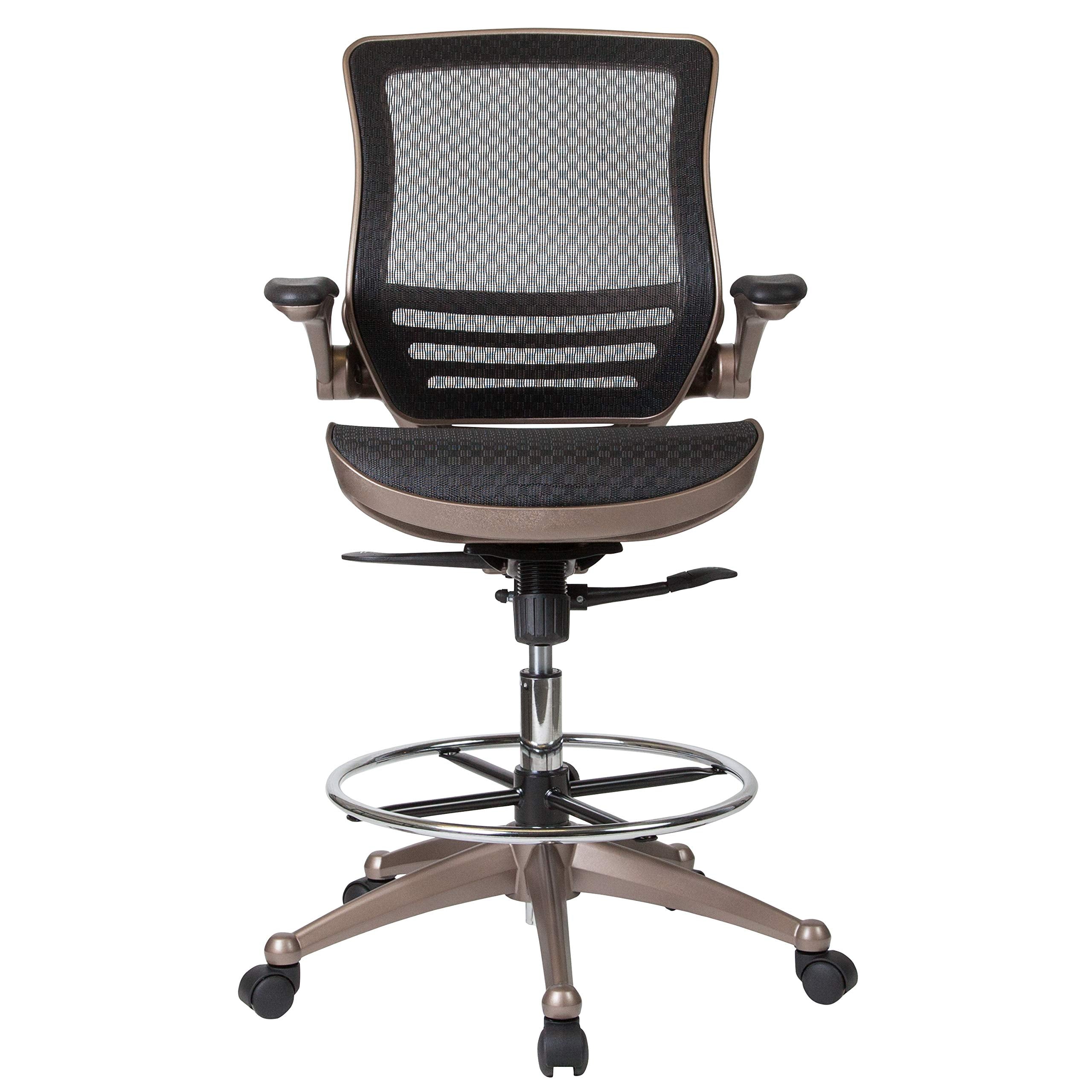 Waylon Mid-Back Mesh Office Chair with Adjustable Foot Ring