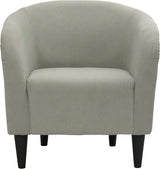 Lilian Club Chair, Platinum Silver