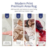 Nomad Cream & Beige Area Rug 6' x 9'