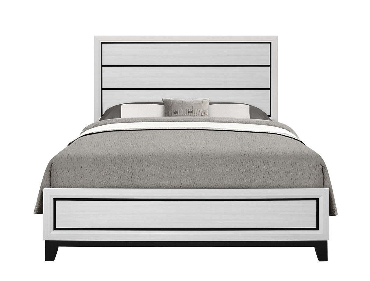 USA Kate BR Queen Bed, White