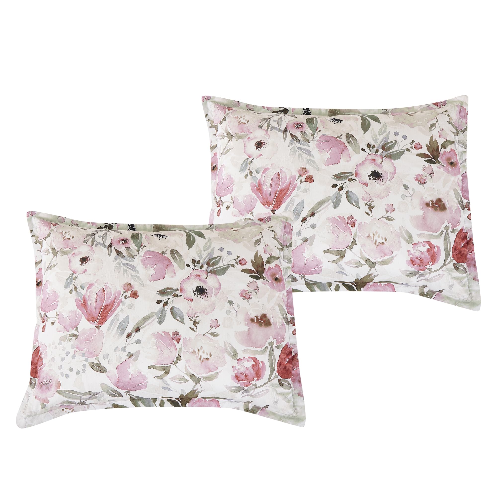 Floral Full Comforter Set - 7-Piece Bed in a Bag