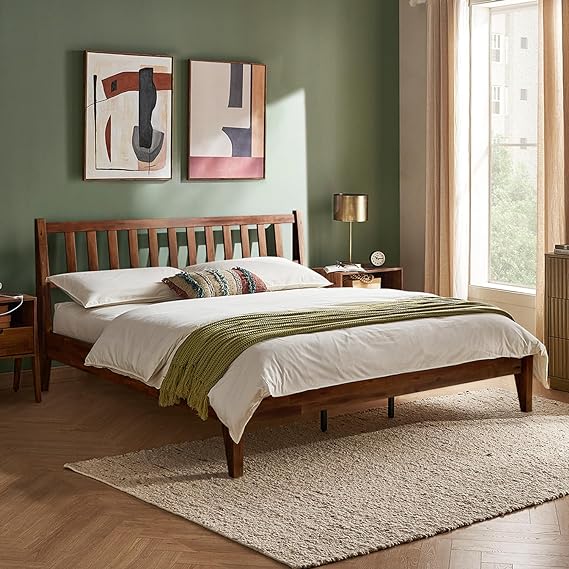 Ted Queen Bed Frame with Headboard