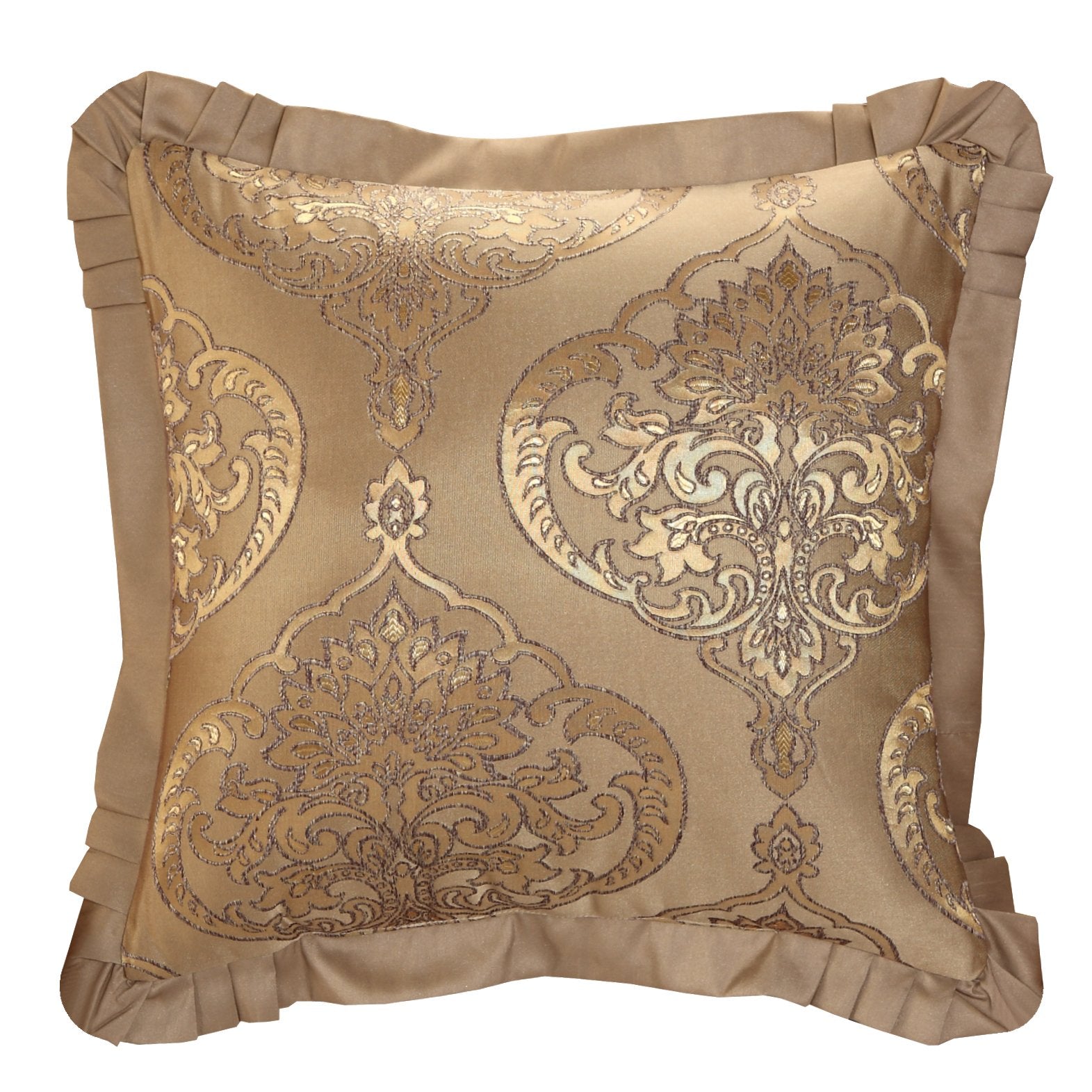 9 Piece Como Decorator Upholstery Quality Jacquard Motif Fabric Bedroom Comforter