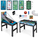 14-in-1 Multi Game Table, Combo Game Table w/Foosball, Air Hockey, Pool