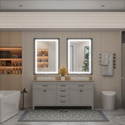 Bathroom Mirror,Black LED Mirror for Bathroom,Lighted Bathroom Mirror