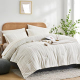 Luxury King Size Comforter Set – 7-Piece Blue Tufted Bed-in-a-Bag for Ultimate Comfort