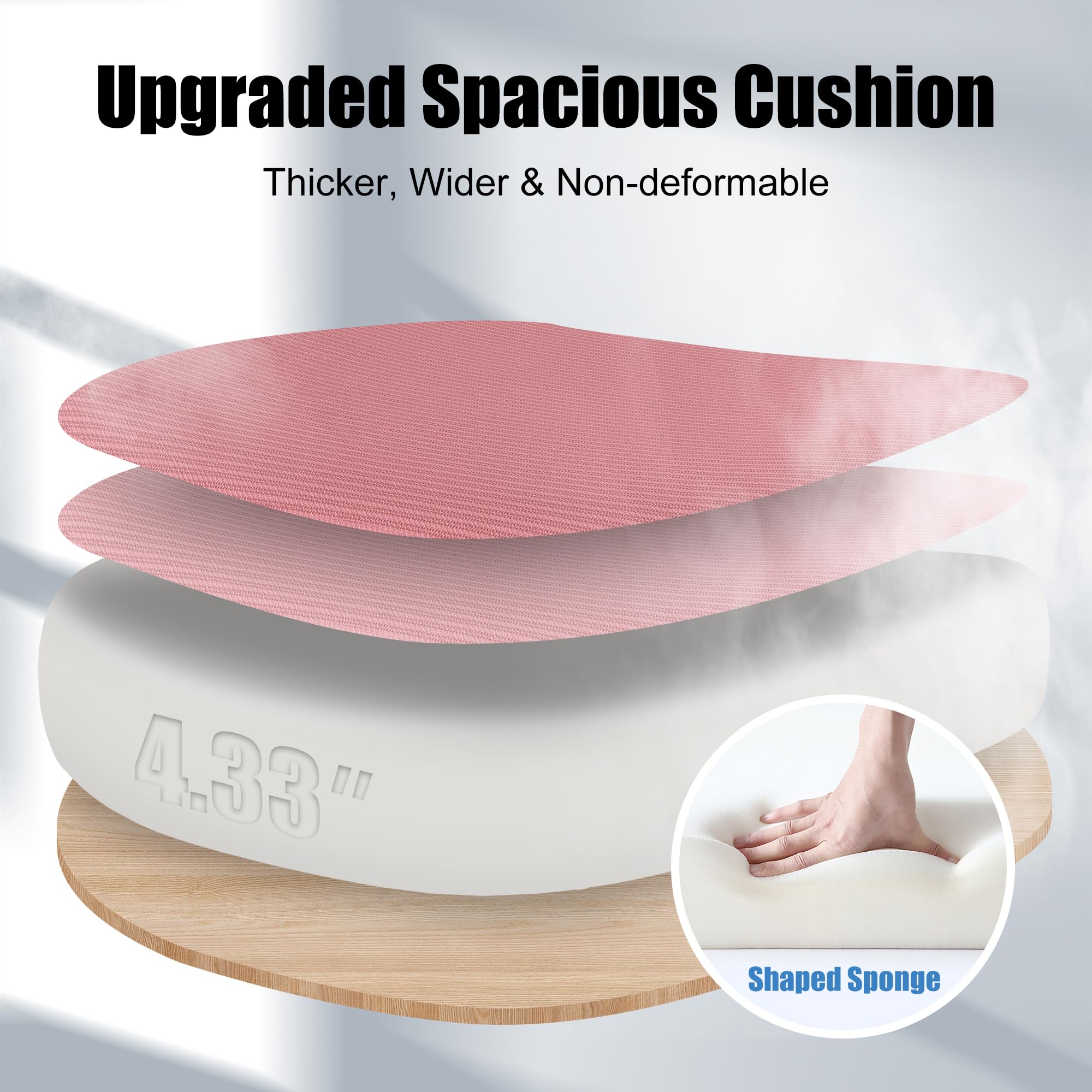 Ergonomic Office Chair with Adjustable Lumbar Support and 3D Arms