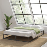 Metal Platform Bed Frame, Wood Slat Support, No Box Spring Needed, Easy Assembly