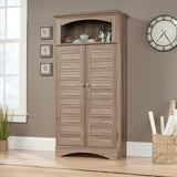Harbor View Storage Pantry Cabinet, L: 35.28"x W: 17.87"x H: 71.73",