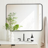 36 x 48 Inch Rectangle Wall Mirror, Aluminum Frame Rectangular Mirror