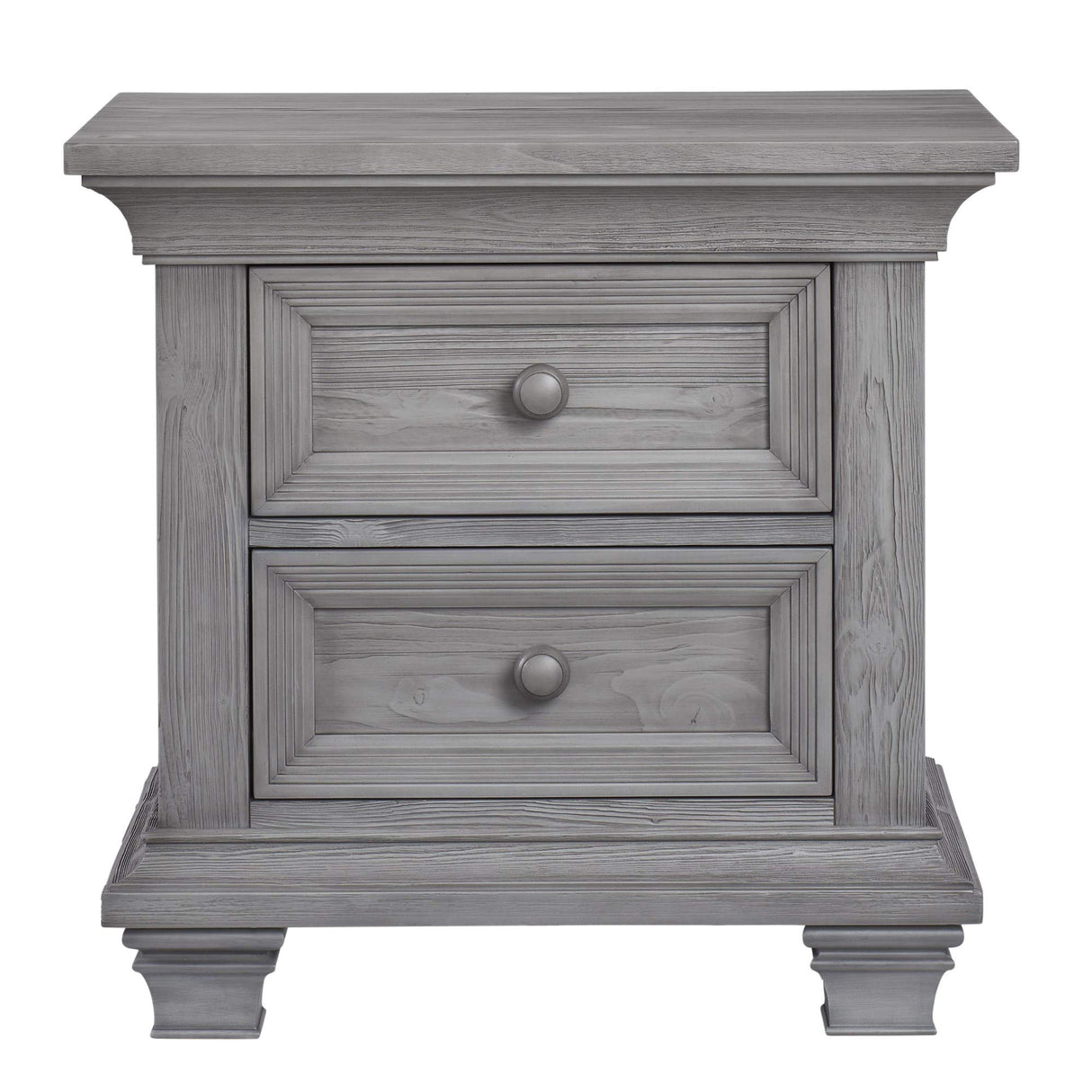 Westport 2 Drawer Nightstand, Dusk Gray