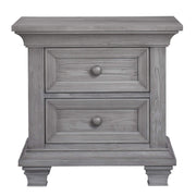 Westport 2 Drawer Nightstand, Dusk Gray
